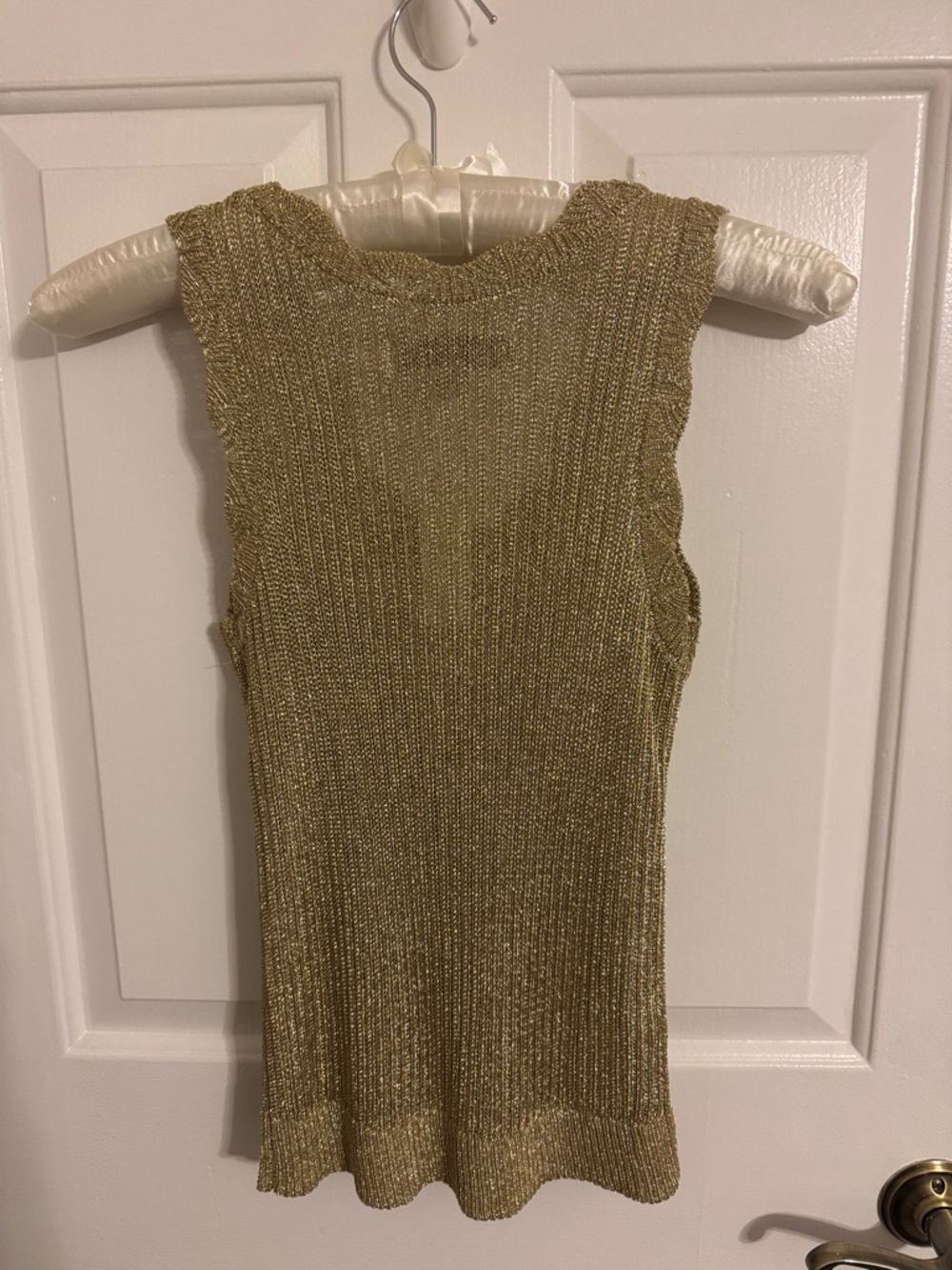 NWT LOFT Shimmer Ribbed Sweater Tank - Picture 6 of 8